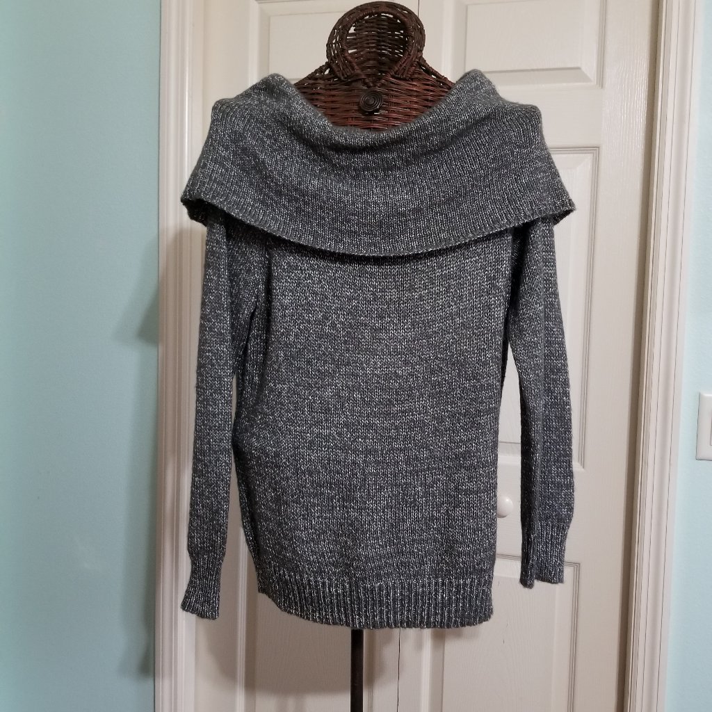 Dana Buchman Shoulder-To-Shoulder Cowlneck Sweater